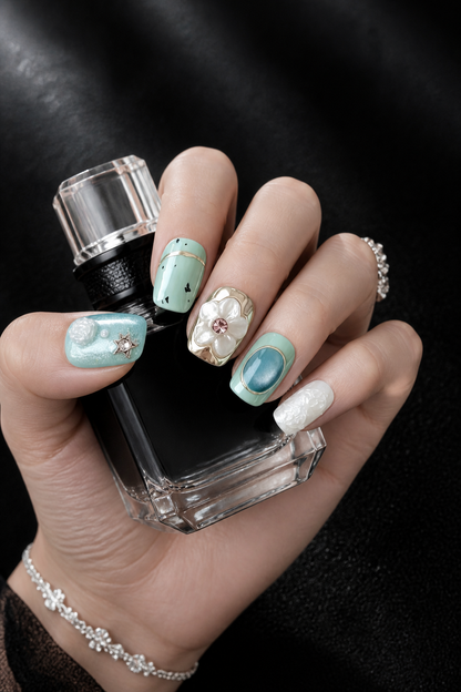 Eirene's Jade Reverie | LUMlix Haute Nail