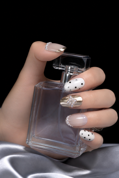 Aphrodite's Golden Whisper | LUMlix Haute Nail