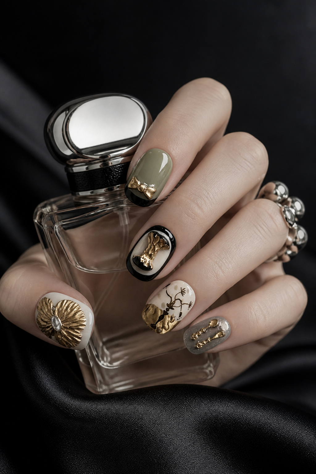 Athena's Gilded Orchard | LUMlix Haute Nail