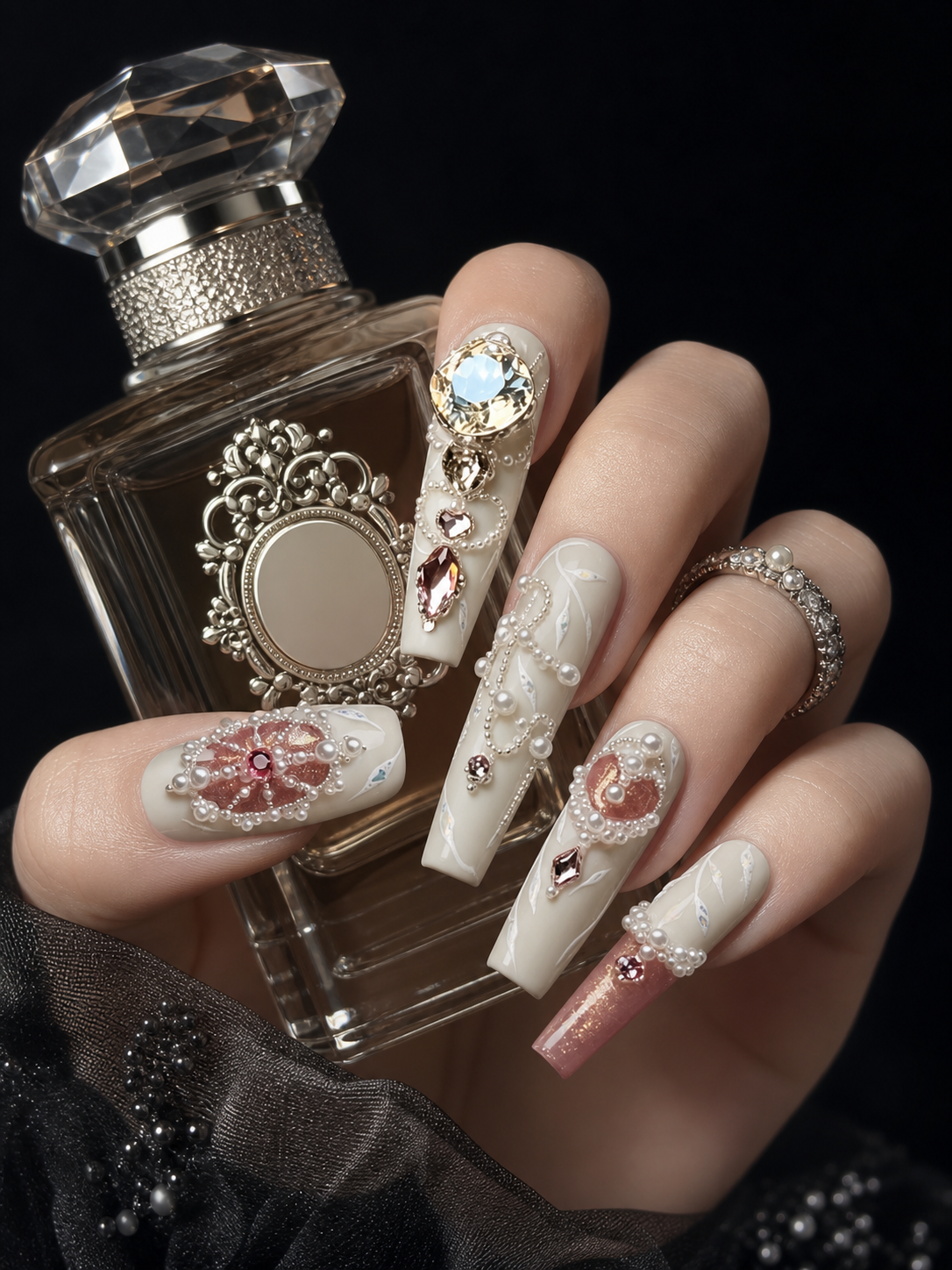 Aphrodite's Gilded Reverie | LUMlix Haute Nail