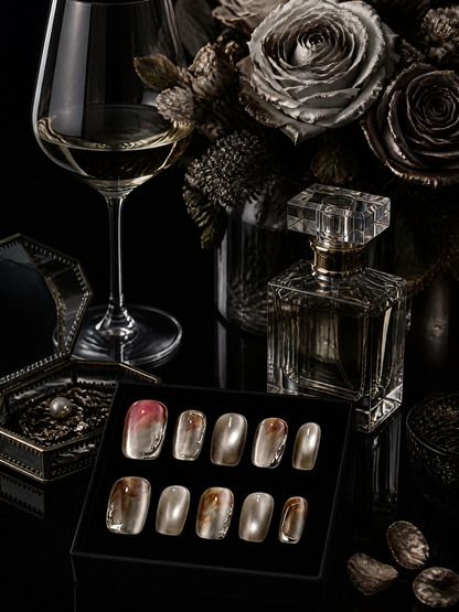 Nyx's Obsidian Flow | LUMlix Haute Nail