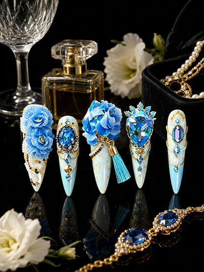 Azure Versailles | LUMlix Haute Nail