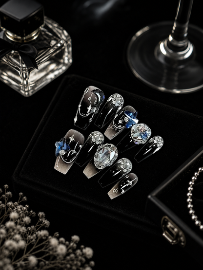 Celestial Noir  | LUMlix Haute Nail