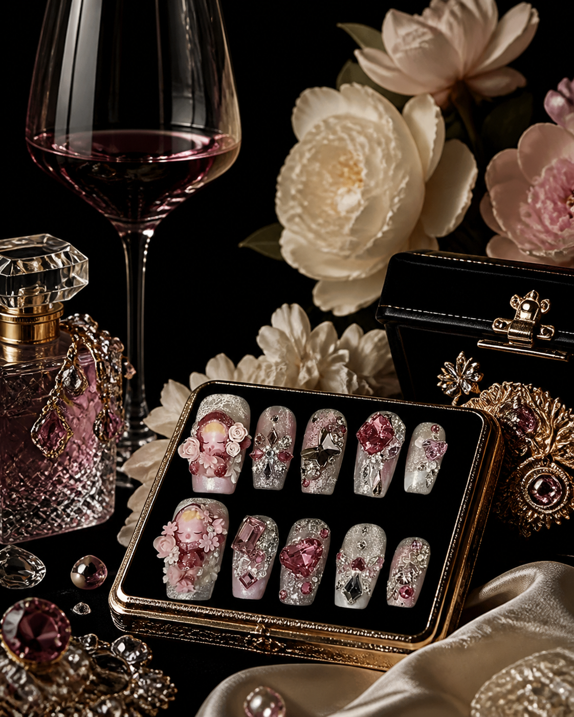 Seraphina's Rose Prayer | LUMlix Haute Nail