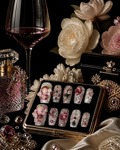 Seraphina's Rose Prayer | LUMlix Haute Nail