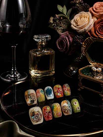 Gaia's Alchemical Garden | LUMlix Haute Nail