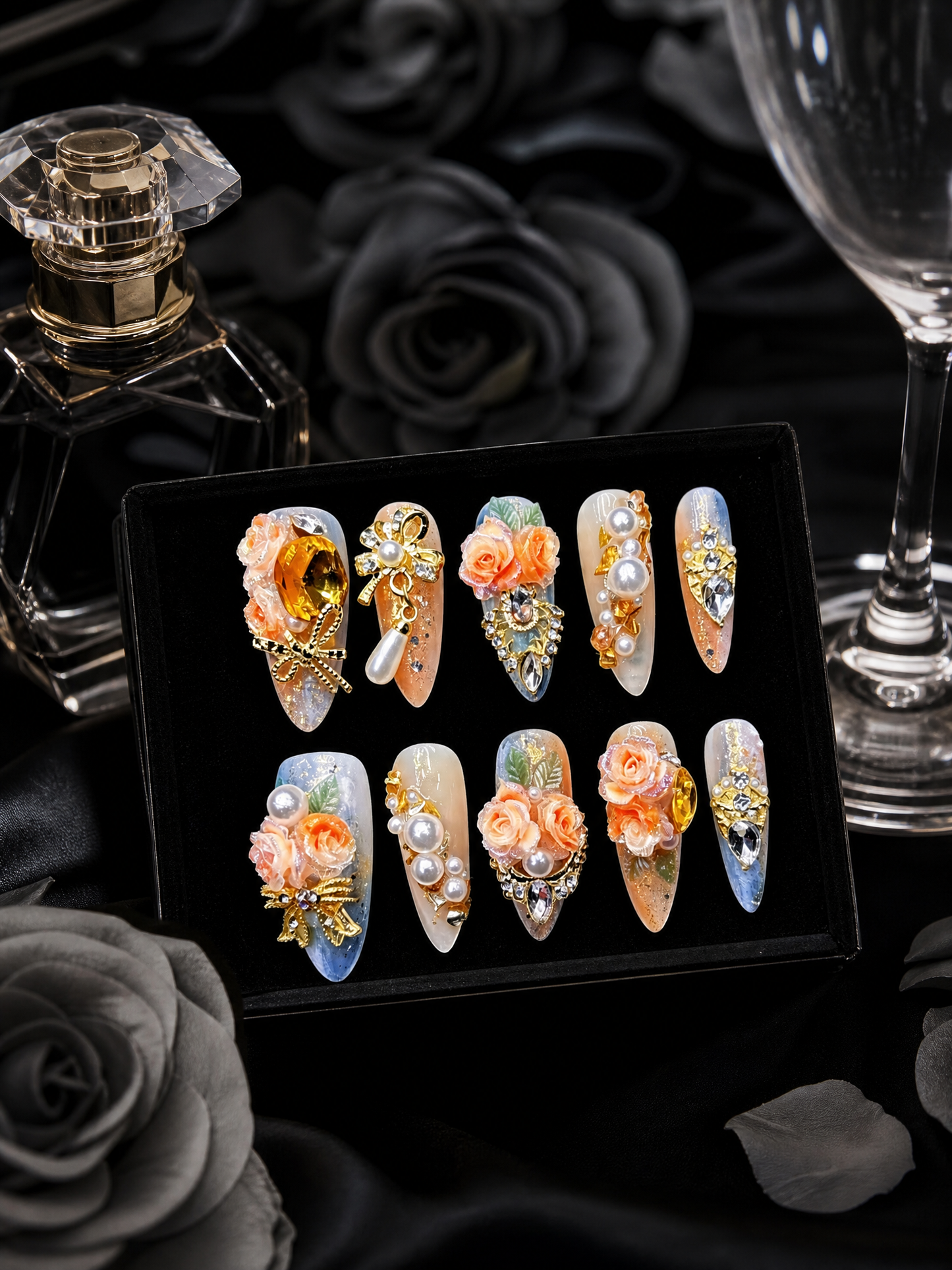 Aurora's Golden Garden | LUMlix Haute Nail