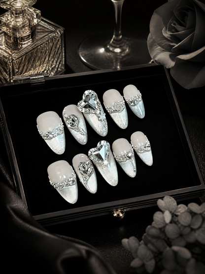 Ethereal Frost Crown  | LUMlix Haute Nail