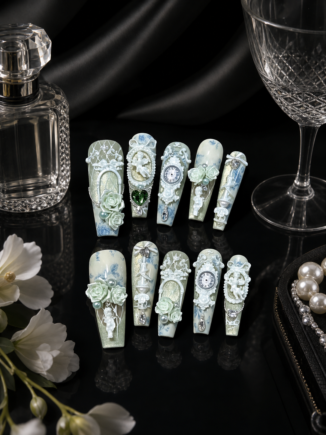 Porcelain Reverie  | LUMlix Haute Nail
