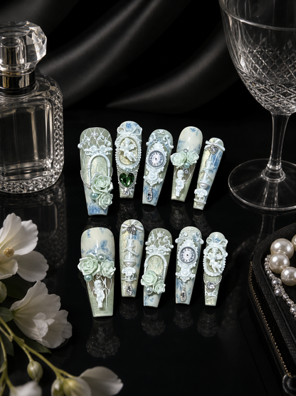 Porcelain Reverie  | LUMlix Haute Nail