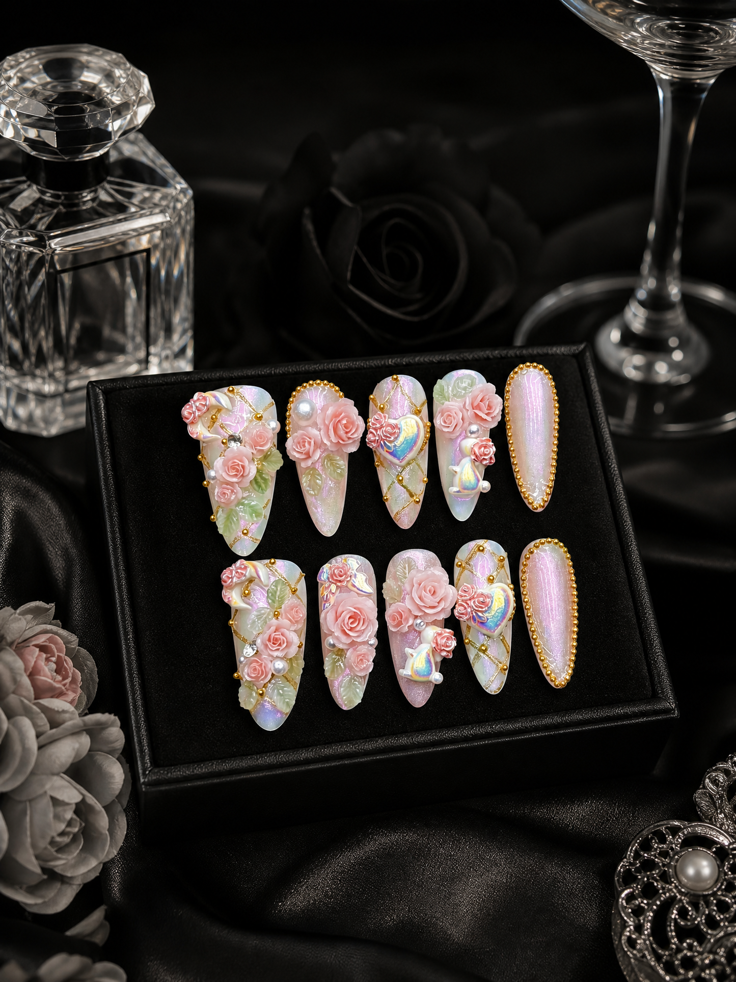 Celestial Rose Garden | LUMlix Haute Nail