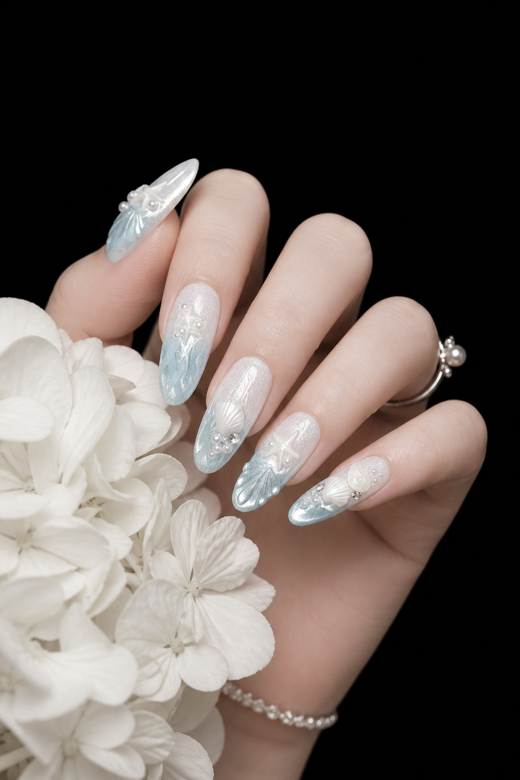 Mermaid’s Lullaby in Pearl| LUMlix Haute Nail