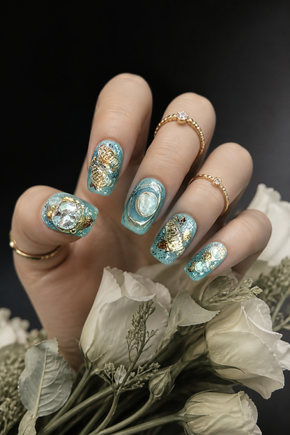 Azure Reliquary | LUMlix Haute Nail