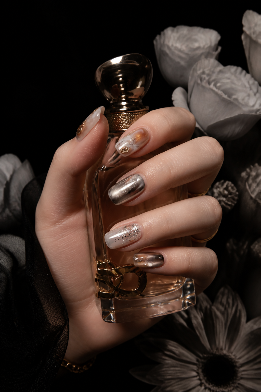 Gaia’s Molten Veins | LUMlix Haute Nail