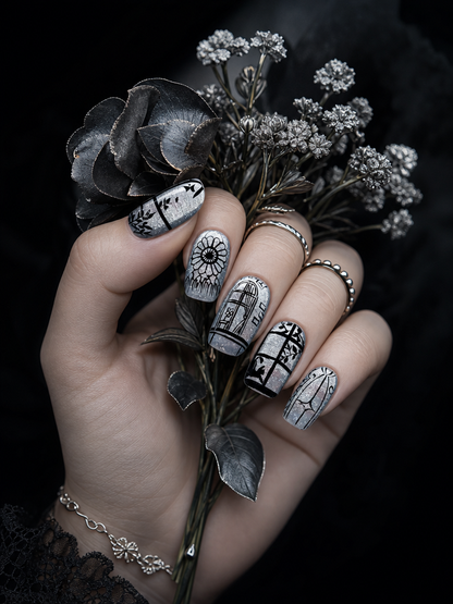 Midnight Silhouette | LUMlix Haute Nail