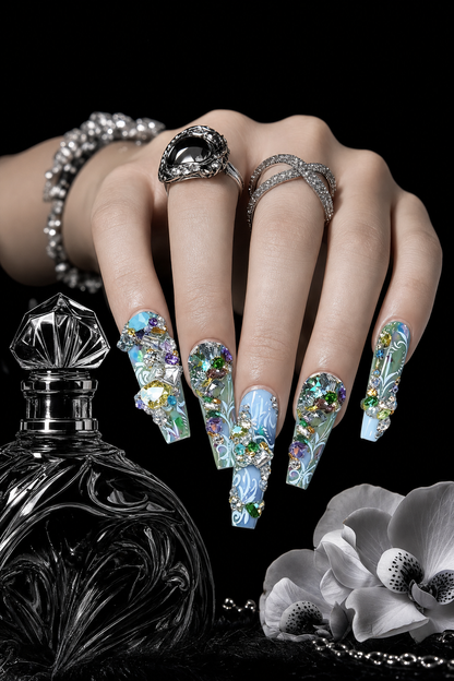 The Prism Garden's Reverie | LUMlix Haute Nail