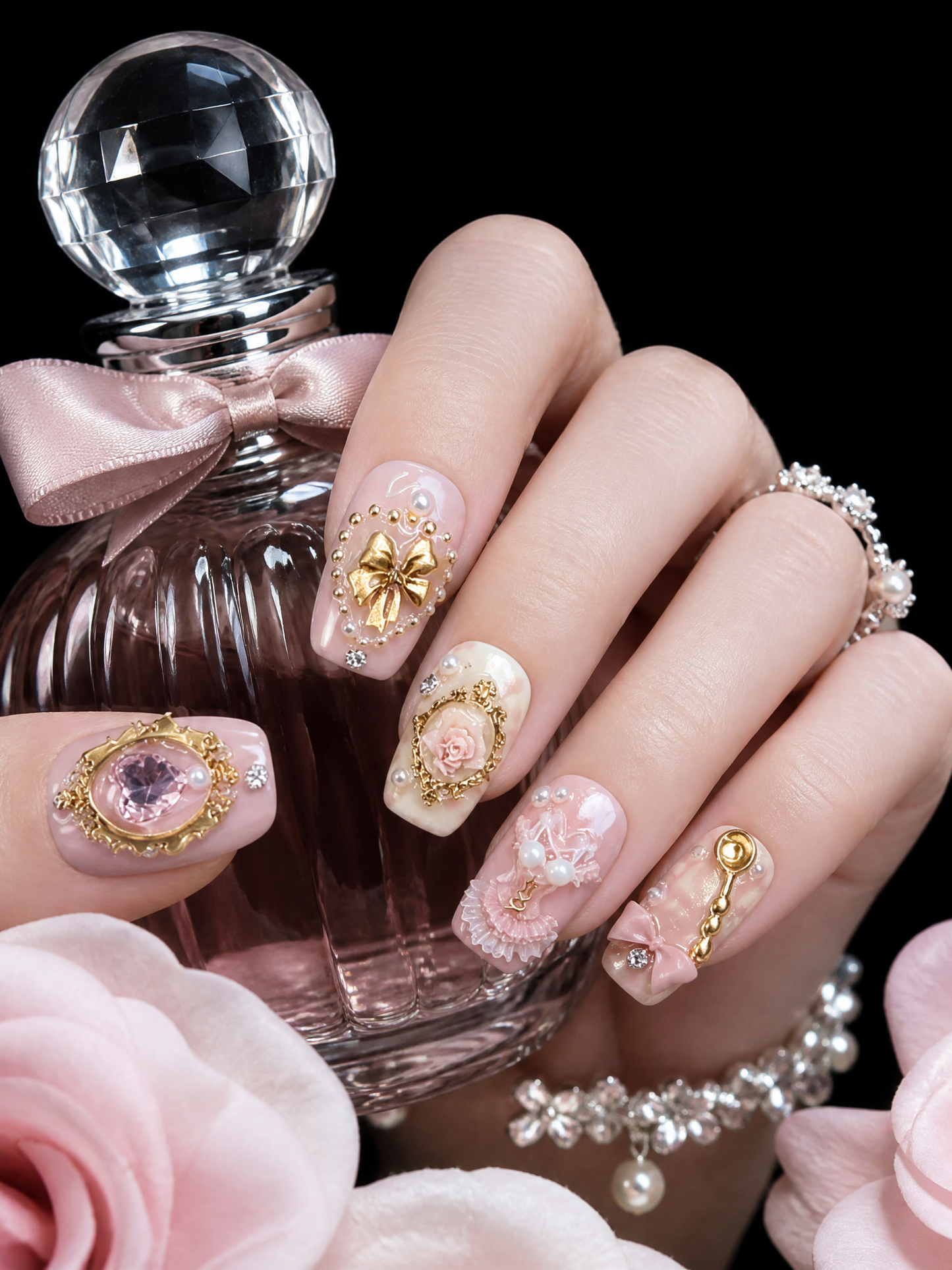 Alice’s Gilded Tea Party | LUMlix Haute Nail