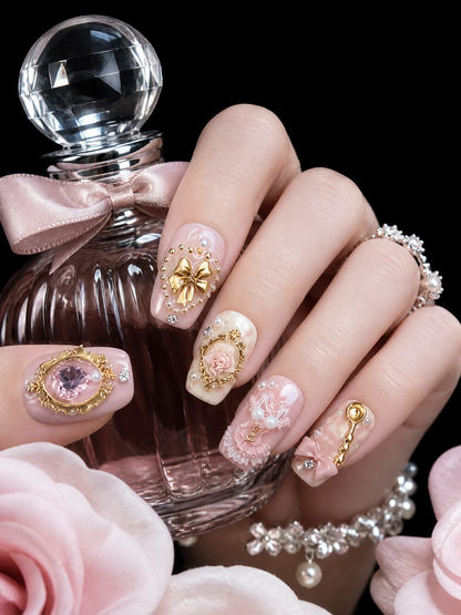 Alice’s Gilded Tea Party | LUMlix Haute Nail