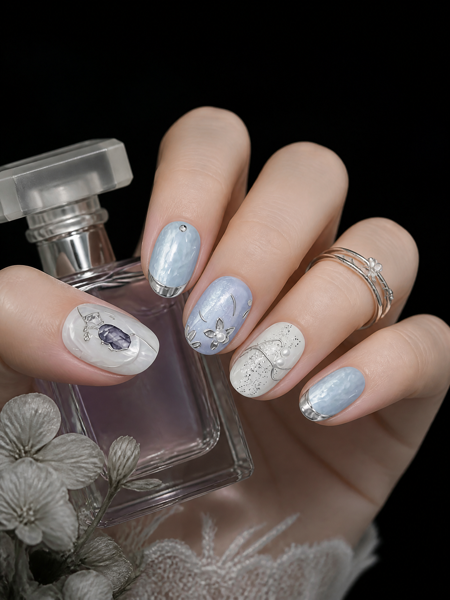 Frostbloom Muse | LUMlix Haute Nail