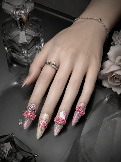 La Rose Éternelle | LUMlix Haute Nail
