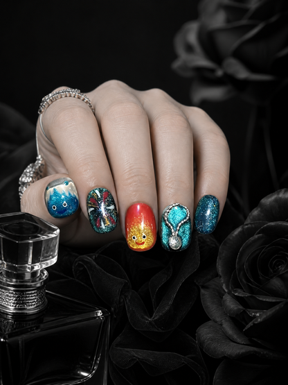 Calcifer's Eternal Flame | LUMlix Haute Nail