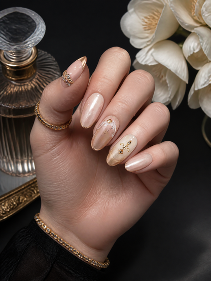 Rose Gold Dynasty | LUMlix Haute Nail