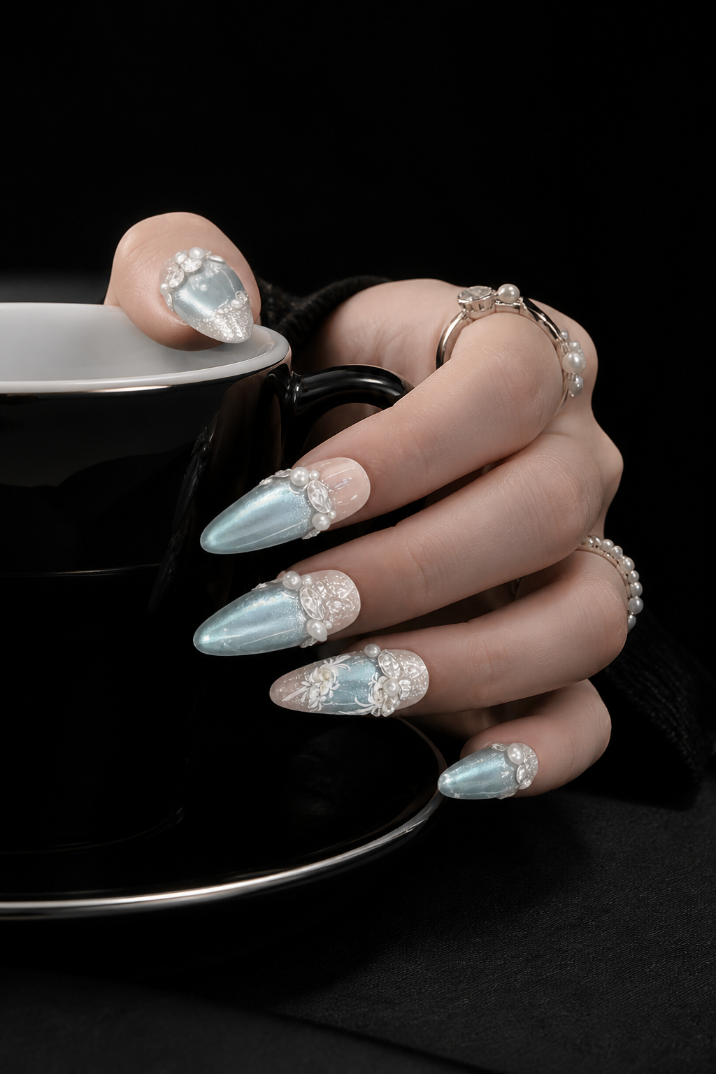 Aphrodite's Frozen Aria | LUMlix Haute Nail
