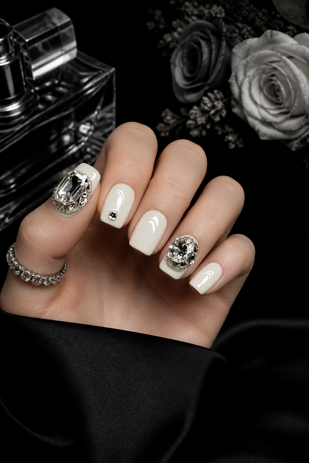Ivory Monarch | LUMlix Haute Nail