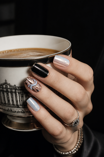 Selene's Lunar Veil | LUMlix Haute Nail