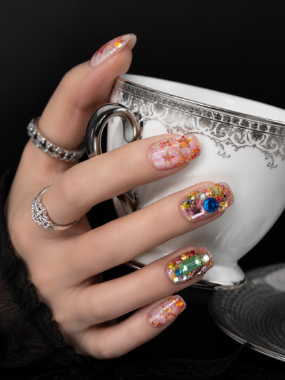 Candy Star Gem Gala | LUMlix Haute Nail