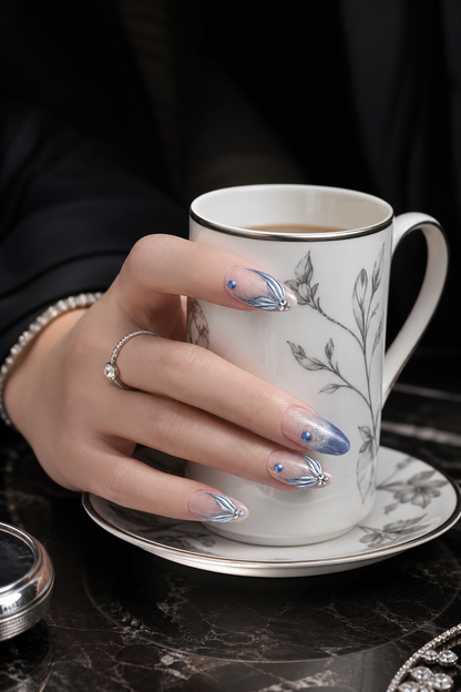Galatea's Azure Whisper | LUMlix Haute Nail
