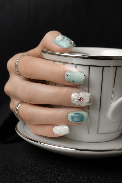 Eirene's Jade Reverie | LUMlix Haute Nail