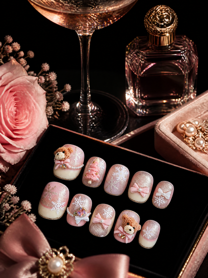 Snowy Bear Noel | LUMlix Haute Nail