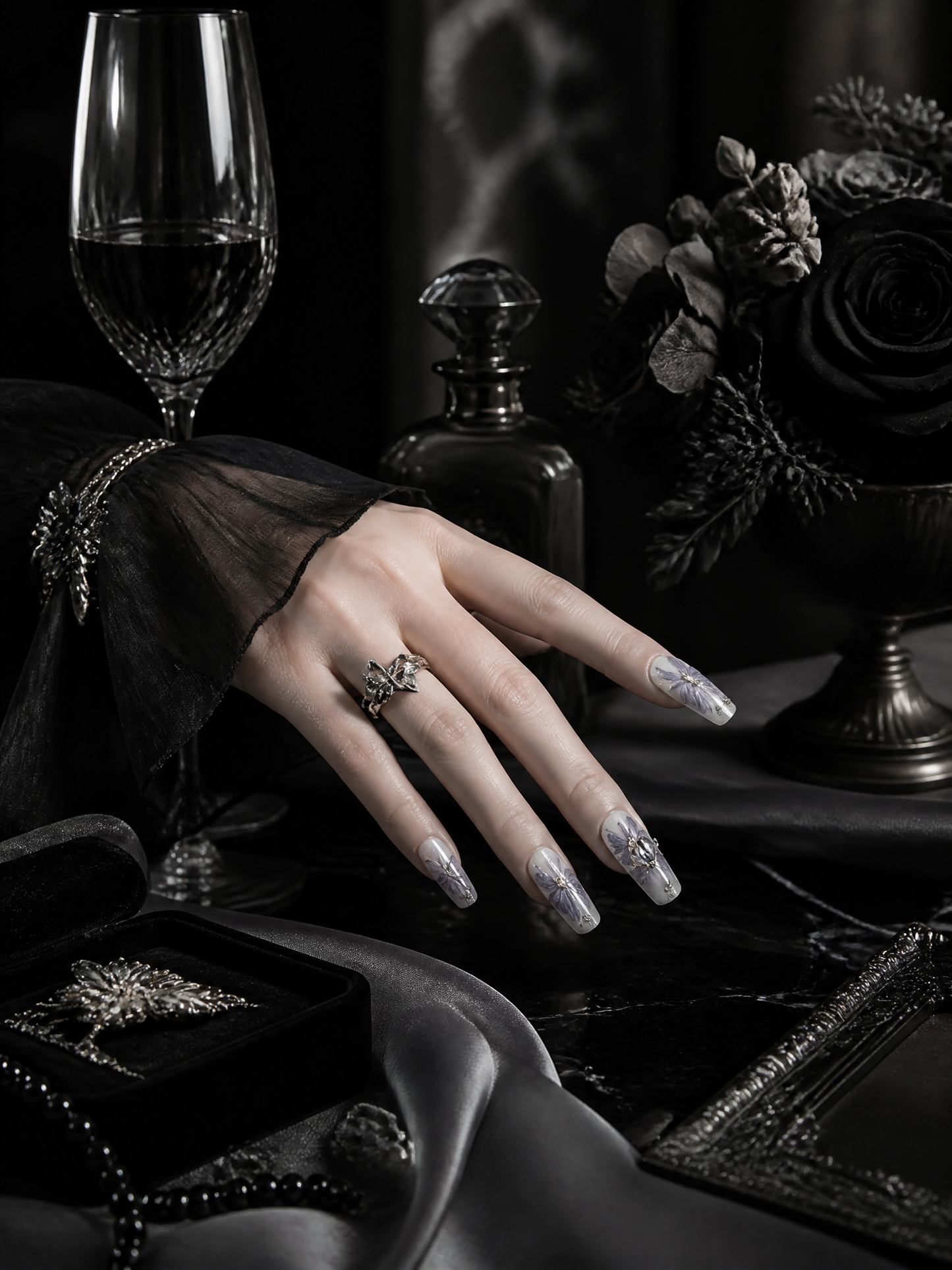 Psyche's Ethereal Metamorphosis | LUMlix Haute Nail
