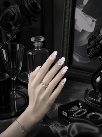 Selene's Moonlit Veil | LUMlix Haute Nail