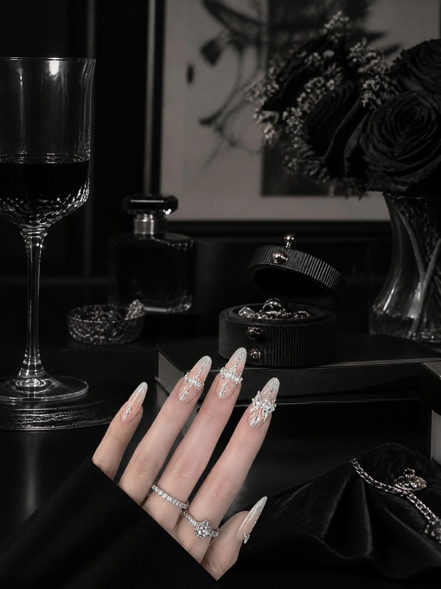 Seraphina's Crystal Coronation | LUMlix Haute Nail