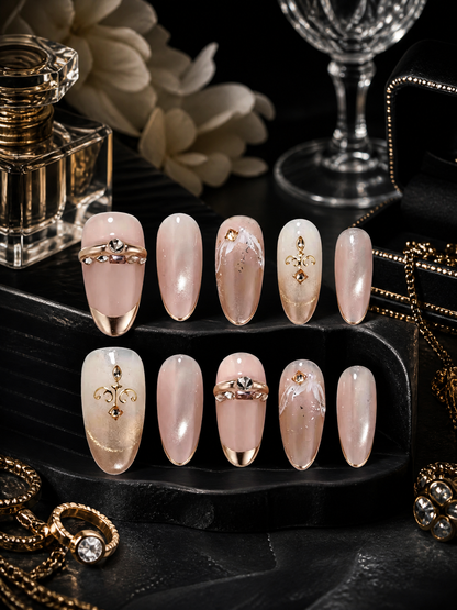 Rose Gold Dynasty | LUMlix Haute Nail
