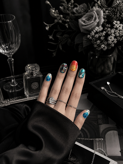Calcifer's Eternal Flame | LUMlix Haute Nail