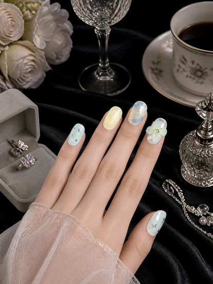 Aurora's Celestial Garden | LUMlix Haute Nail