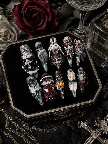 Gothic Menagerie's Velvet Masquerade | LUMlix Haute Nail