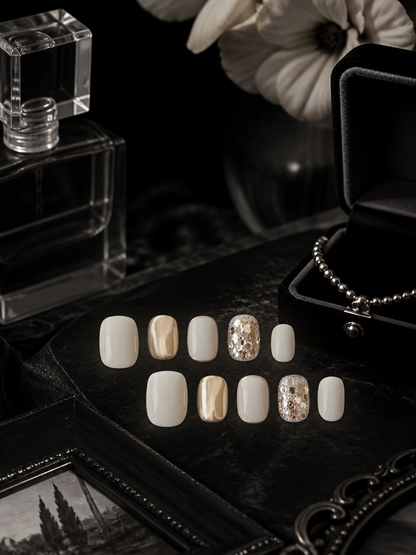 Gilded Silence | LUMlix Haute Nail