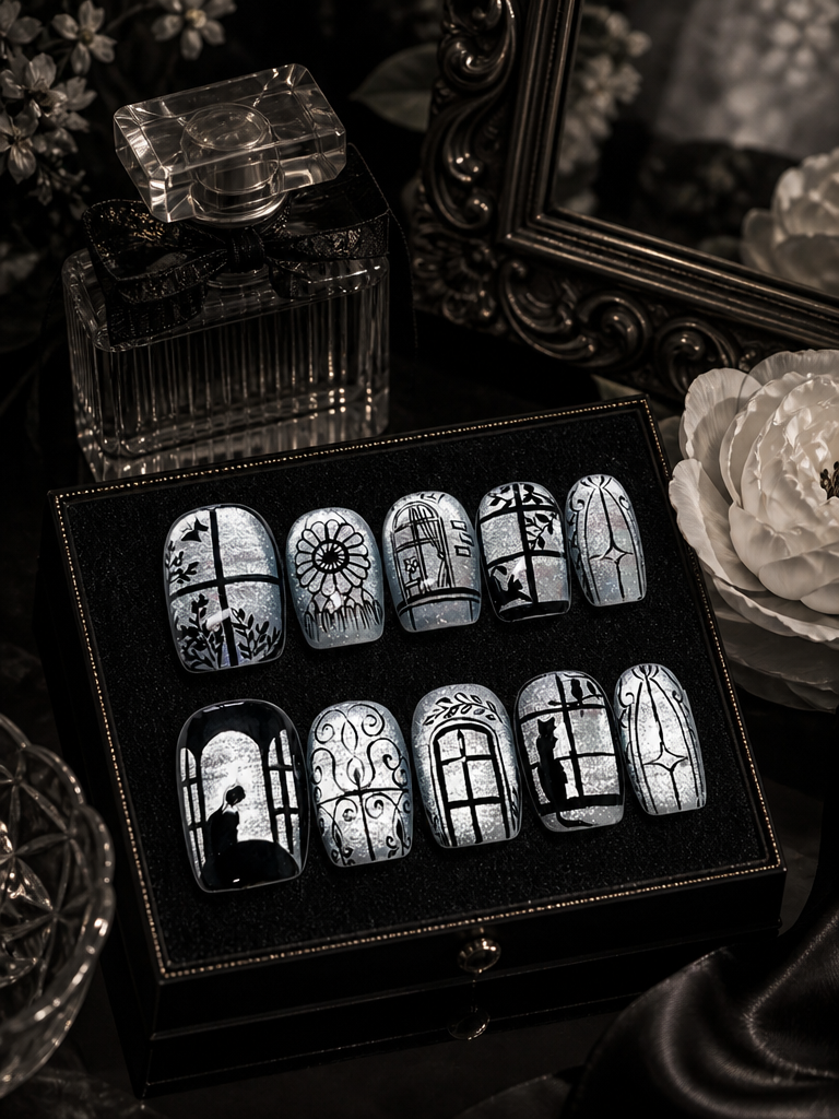 Midnight Silhouette | LUMlix Haute Nail