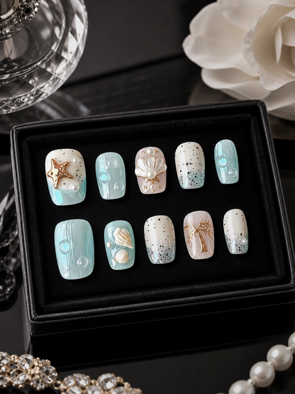 Azure Tides  | LUMlix Haute Nail
