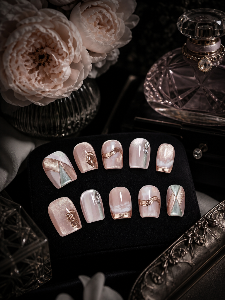 Rose Gold Mirage | LUMlix Haute Nail
