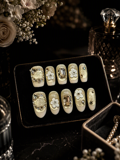 Gilded Bloom | LUMlix Haute Nail