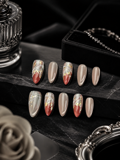 Vermilion Echo | LUMlix Haute Nail