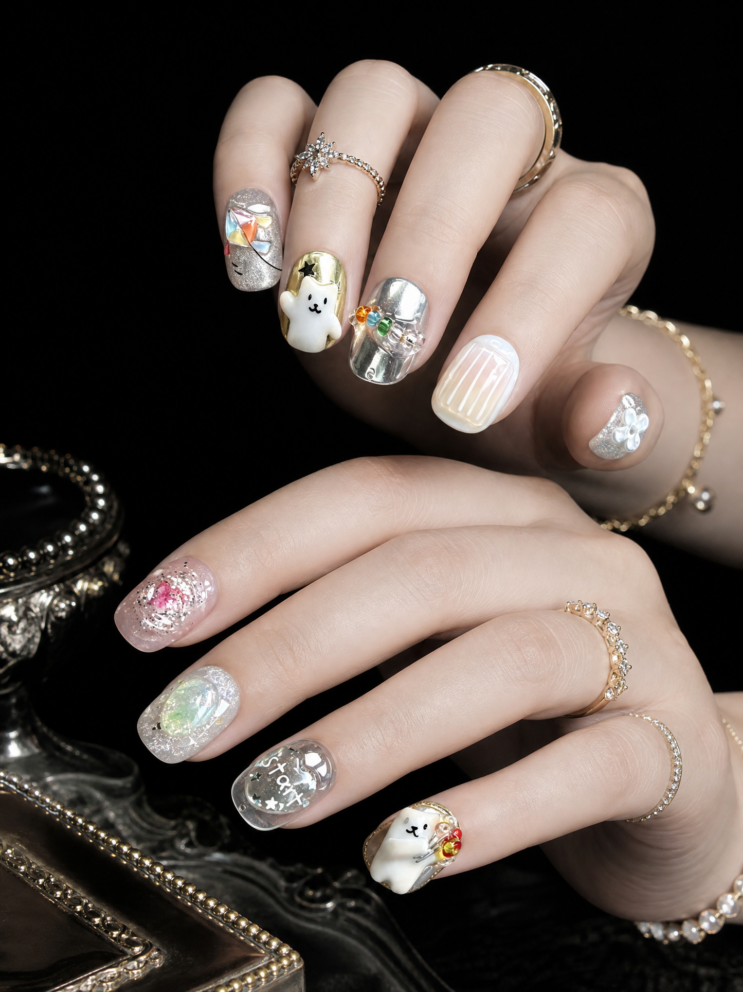 Luna's Whimsical Menagerie | LUMlix Haute Nail