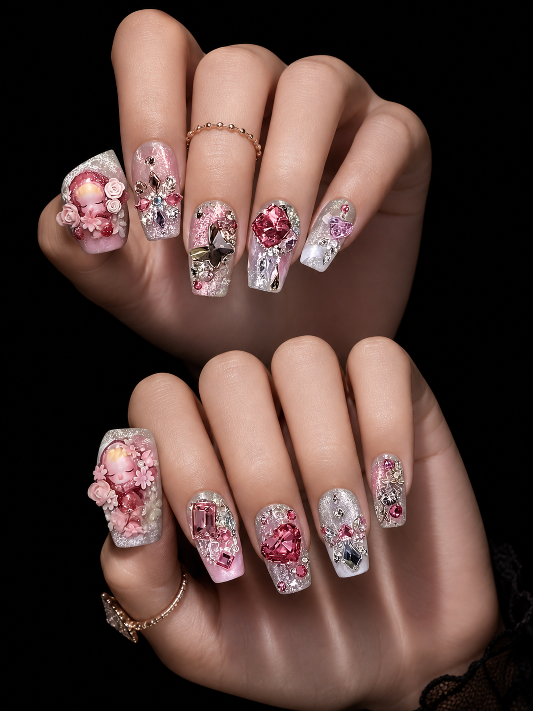 Seraphina's Rose Prayer | LUMlix Haute Nail