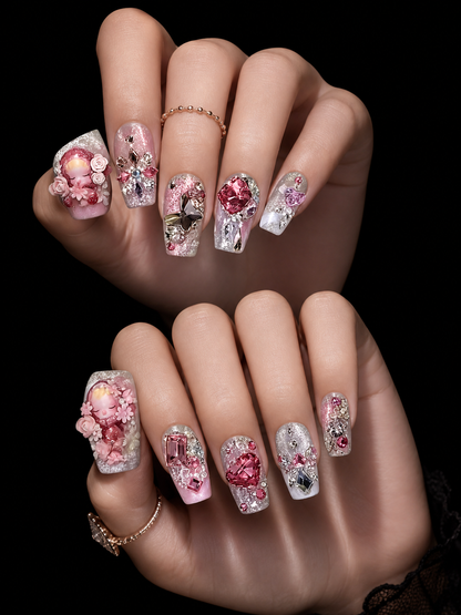 Seraphina's Rose Prayer | LUMlix Haute Nail