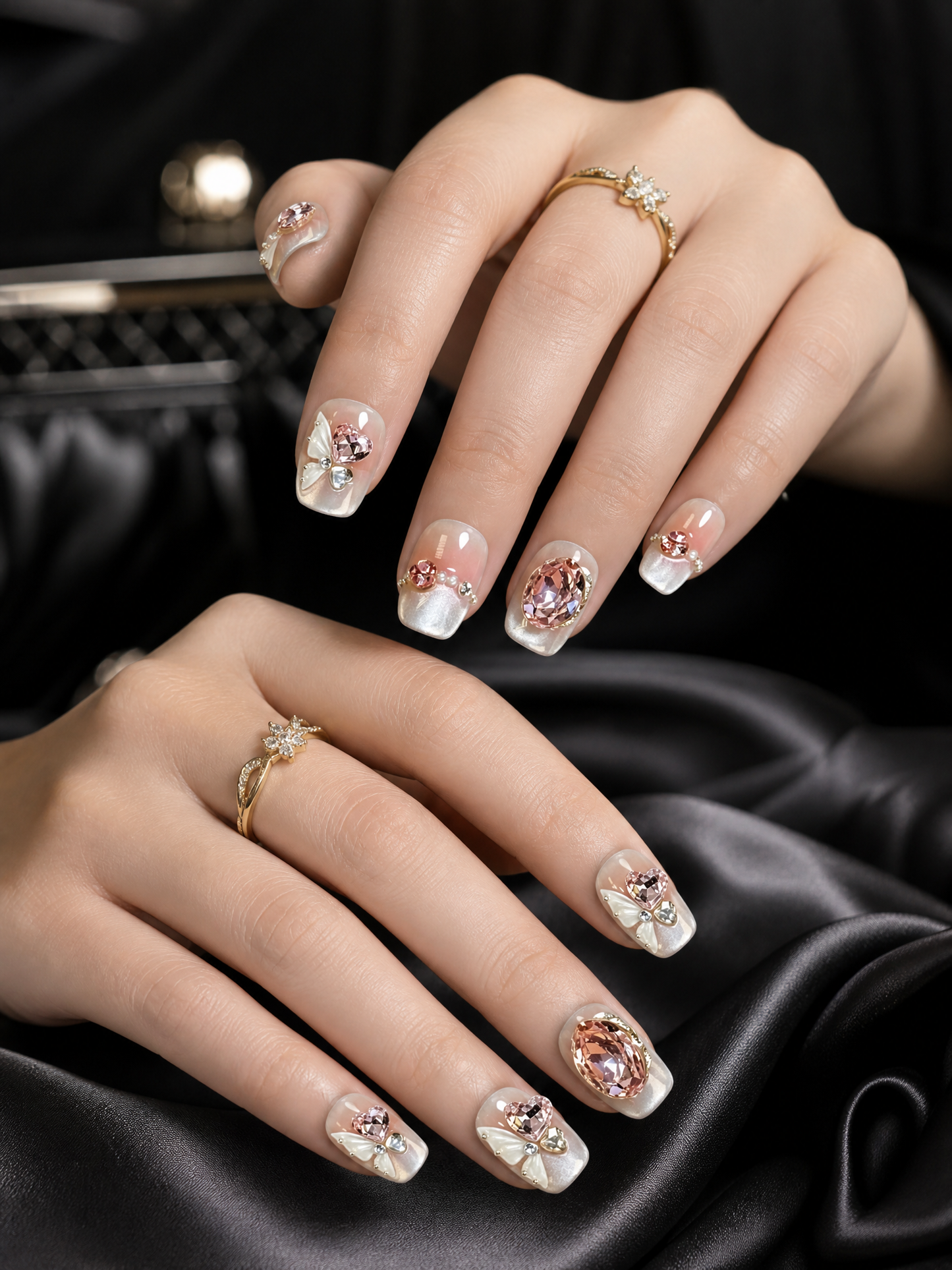 Rose Quartz Reverie  | LUMlix Haute Nail